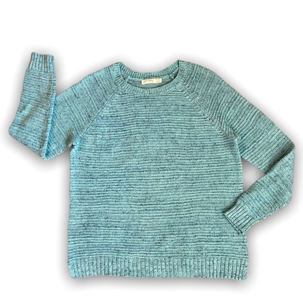 Faded Glory Women’s Blue Fall sweater Chunky sweater Long sleeve top